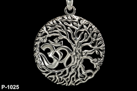 Solid Sterling Silver Celtic Knot Tree of Life YGGDRASIL Dangle Earrings 925