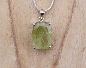 Aquamarine Pendant | 925 Sterling Silver