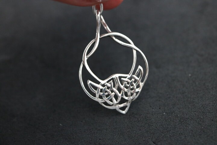 ヴィンテージ ケルト ノット 結び目 シルバー ペンダント OMG ST SIL