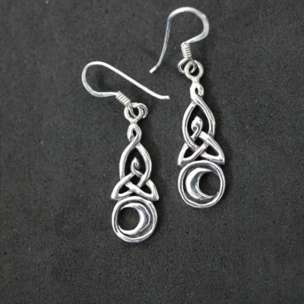 Celtic Trinity Knot Earrings | 925 Sterling Silver