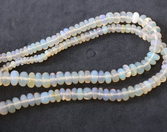 Ethiopian Opal Bead Necklace | 925 Sterling Silver