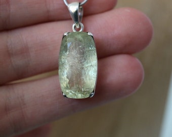 Aquamarine Pendant | 925 Sterling Silver