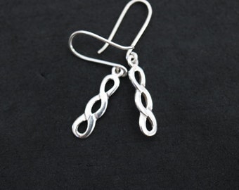 Celtic Knot Drop Earrings | 925 Sterling Silver