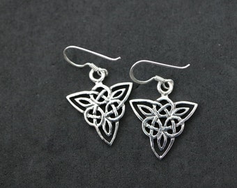 Celtic Trinity Knot Earrings | 925 Sterling Silver