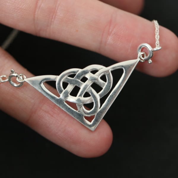 Celtic Design Necklace 925 Sterling Silver