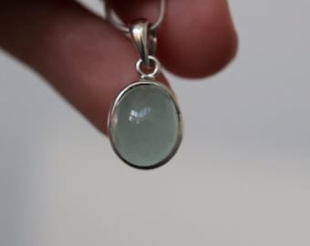 Aquamarine Pendant | 925 Sterling Silver