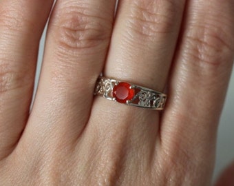 Carnelian Ring | 925 Sterling Silver