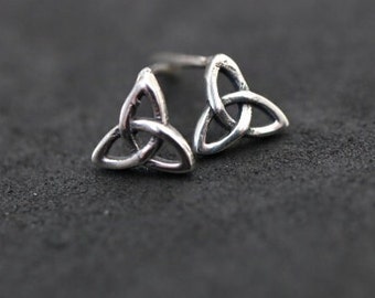 Orecchini Celtic Trinity Knot / 925 Sterling Silver