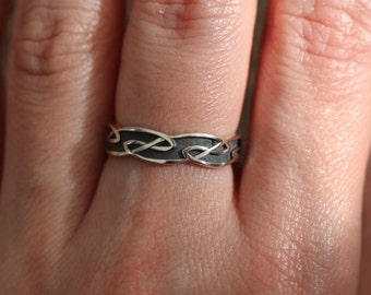 Celtic Design 925 Sterling Silver Band