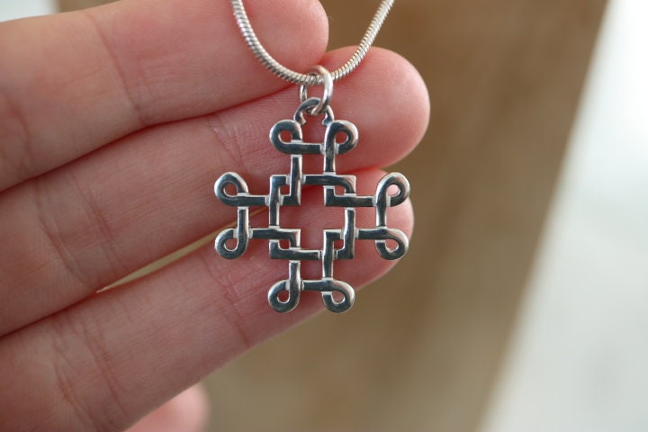 Charm Nodo Celtico In Argento Sterling 925 Placcato Oro - Ciondolo Con Moschettone Per Bracciali E Collane