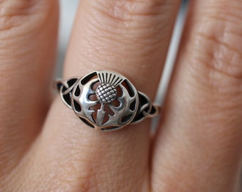 スターリングシルバーScottish Thistle Cufflinks　並行輸入