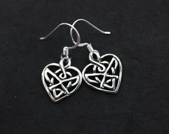 Boucles d'oreilles à nœud celtique | Argent 925