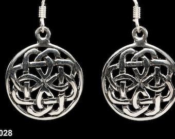 Orecchini A Goccia In Argento Sterling 925 – Cardo Scozzese, Senza Pietre, Alexander Castle