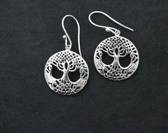 Tree of Life Earrings | 925 Sterling Silver