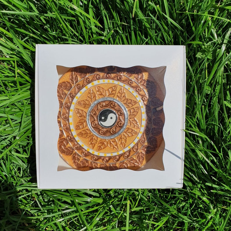 Mandala for good luck. Modern hanging gift. Etsy