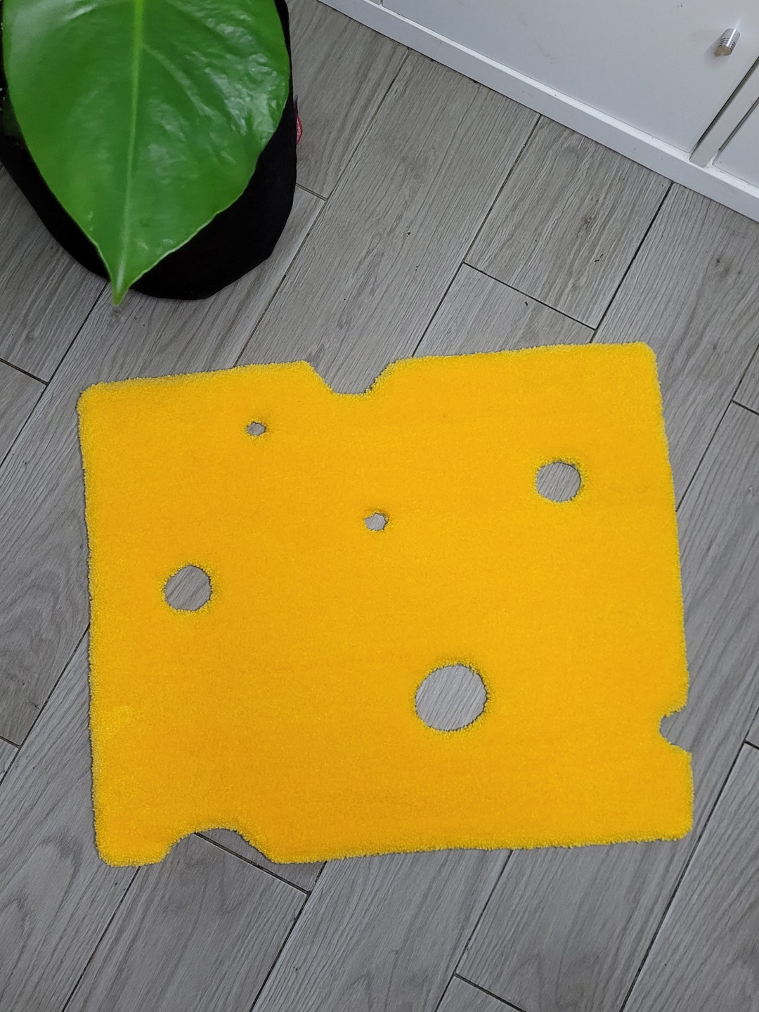 Cheese Slice Hole Rug Tufted Carpet Handmade - Etsy