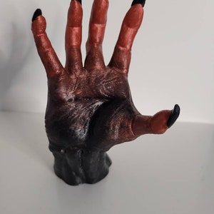 Halloween devil hand painted 3d printed sculpture ornament statue