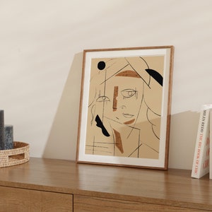 Picasso Poster, Picasso Line Art, Picasso Wall Art, Trendy Printable Poster, Home Decor