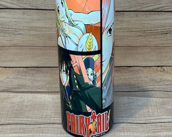 Vaso flaco de 20 oz inspirado en Anime Fairy Tail