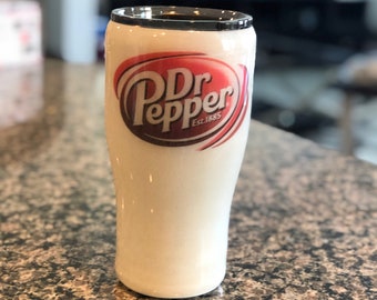 Personalized Dr. Pepper or Diet Dr. Pepper 20 or 30 ounce Glitter Tumbler
