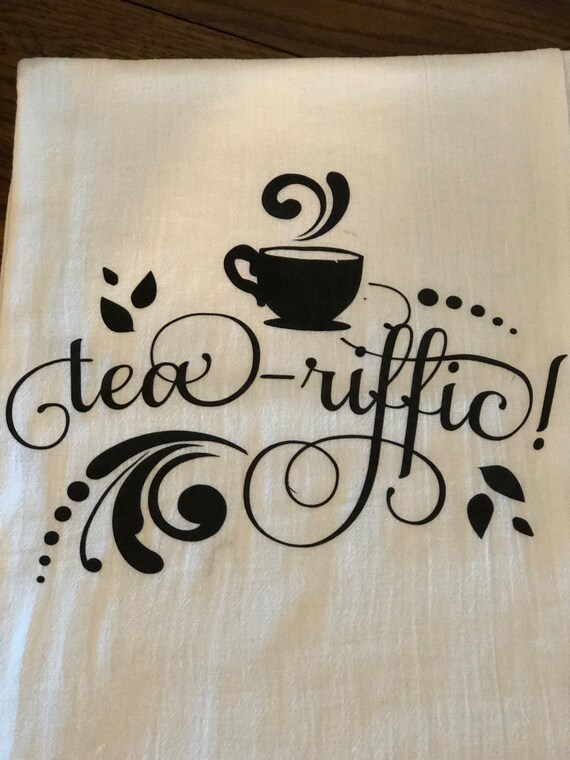 Funny Tea Towels Funny Coffee Towel Flour Sack Tea Towel 