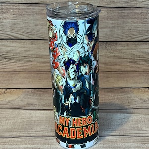 Anime Hero inspired 20 oz Skinny Tumbler
