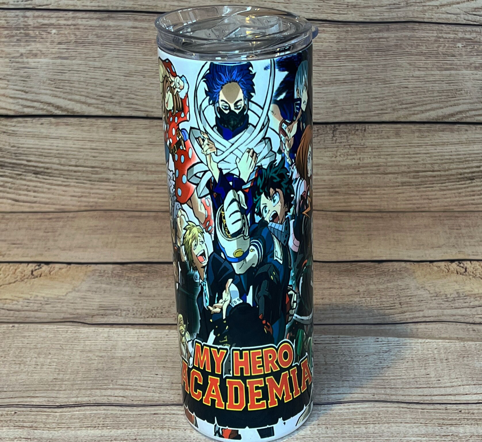 Anime Hero inspired 20 oz Skinny Tumbler
