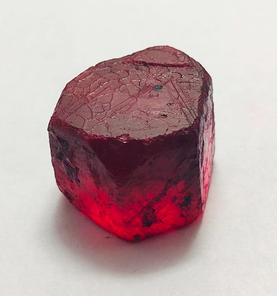 162Ct アフリカ産 高級 天然アフリカ産 ルビー原石 天然アフリカ産レッドルビー原石：半透明ルビー K33-5 - Etsy 日本