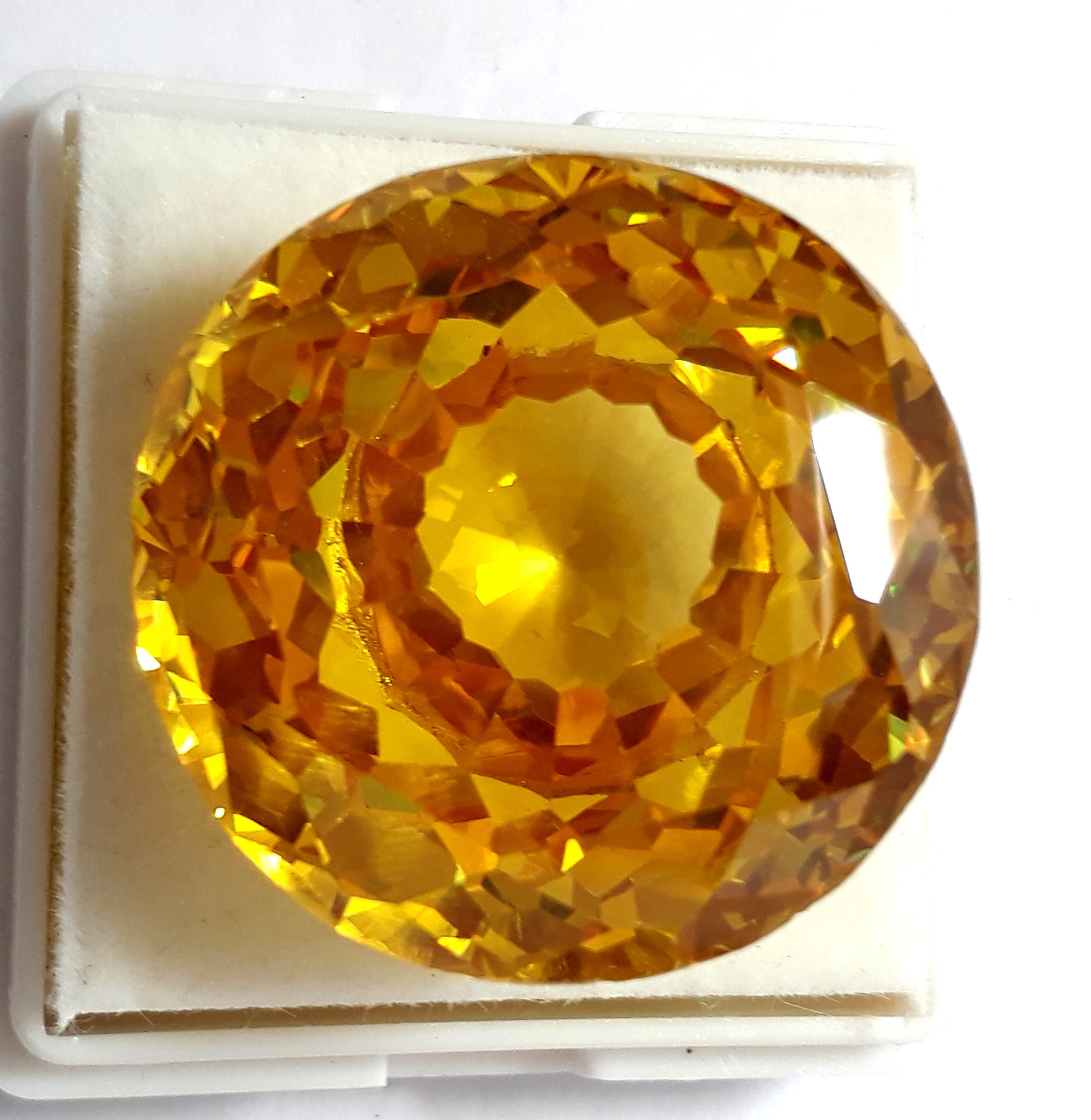 Beautiful Natural Zircon Yellow Color Round Cut Loose Gemstone Etsy
