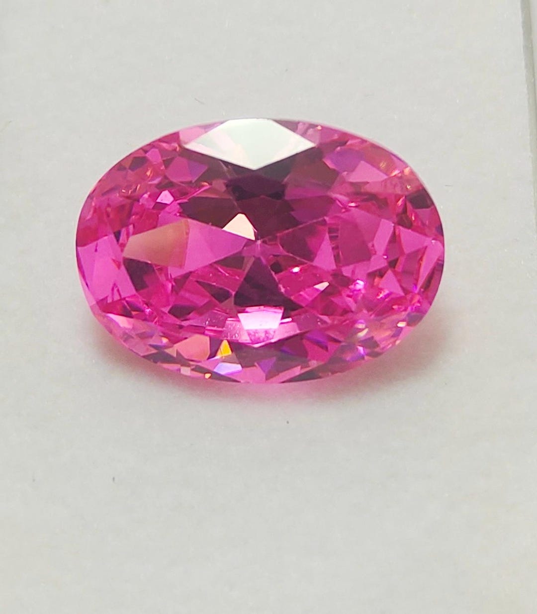 21 Cts Natural Pink Color Zircon Oval Shape Loose Gemstone - Etsy