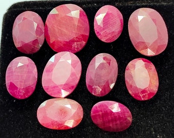 Natural African Ruby Oval Cut Loose Gemstone