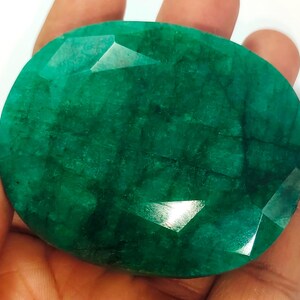 Rare Faceted Emerald Natural Green Emerald Zambian Mixed Shape Loose Gemstone T44-5
