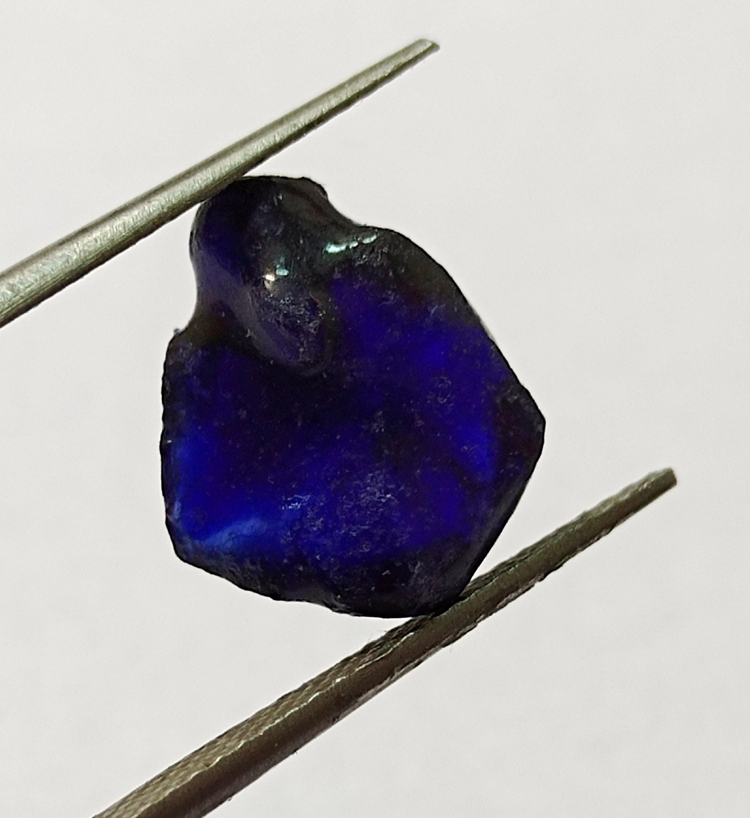 Natural Blue Sapphire Rough Gemstone: Kashmiri Loose Sapphire P22
