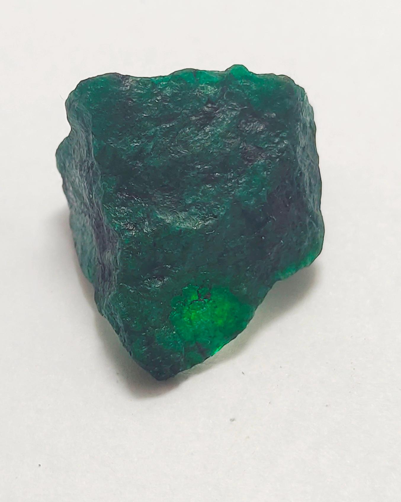 Émeraude verte de Zambie 5,58 carats