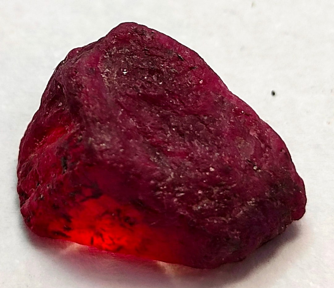 Red Ruby Picture Natural Loose Gemstone Red Ruby Mozambique Rough Gemstone Genuine Red ...