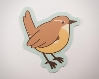 Vinylsticker Carolina-winterkoninkje