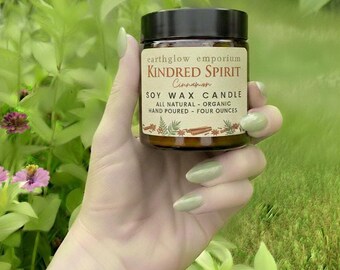 Velas ~ SOJA ~ Hechas a mano ~ Kindred Spirit (Canela)