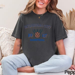 Oklahoma City Basketball Tee