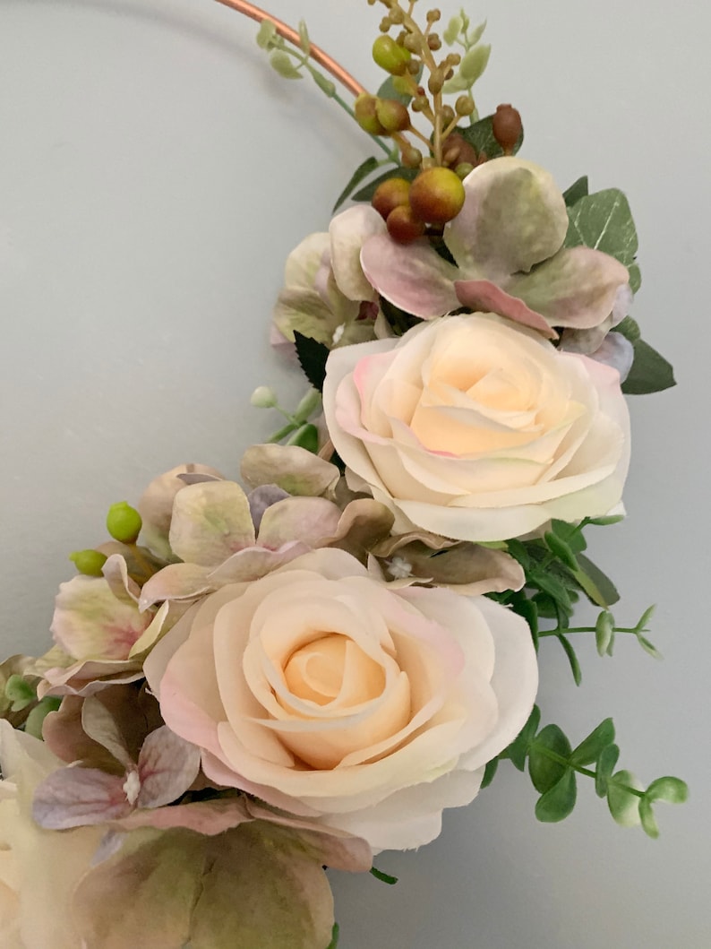 Flower Hoop. Bridesmaid Hoop Baby Shower Decor Wedding Etsy