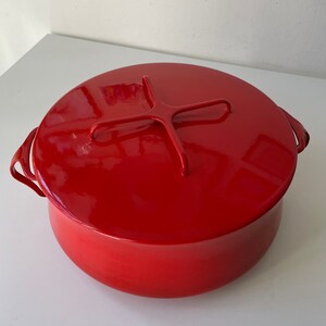 Giant enamel pot by Jens Harald Quistgaard