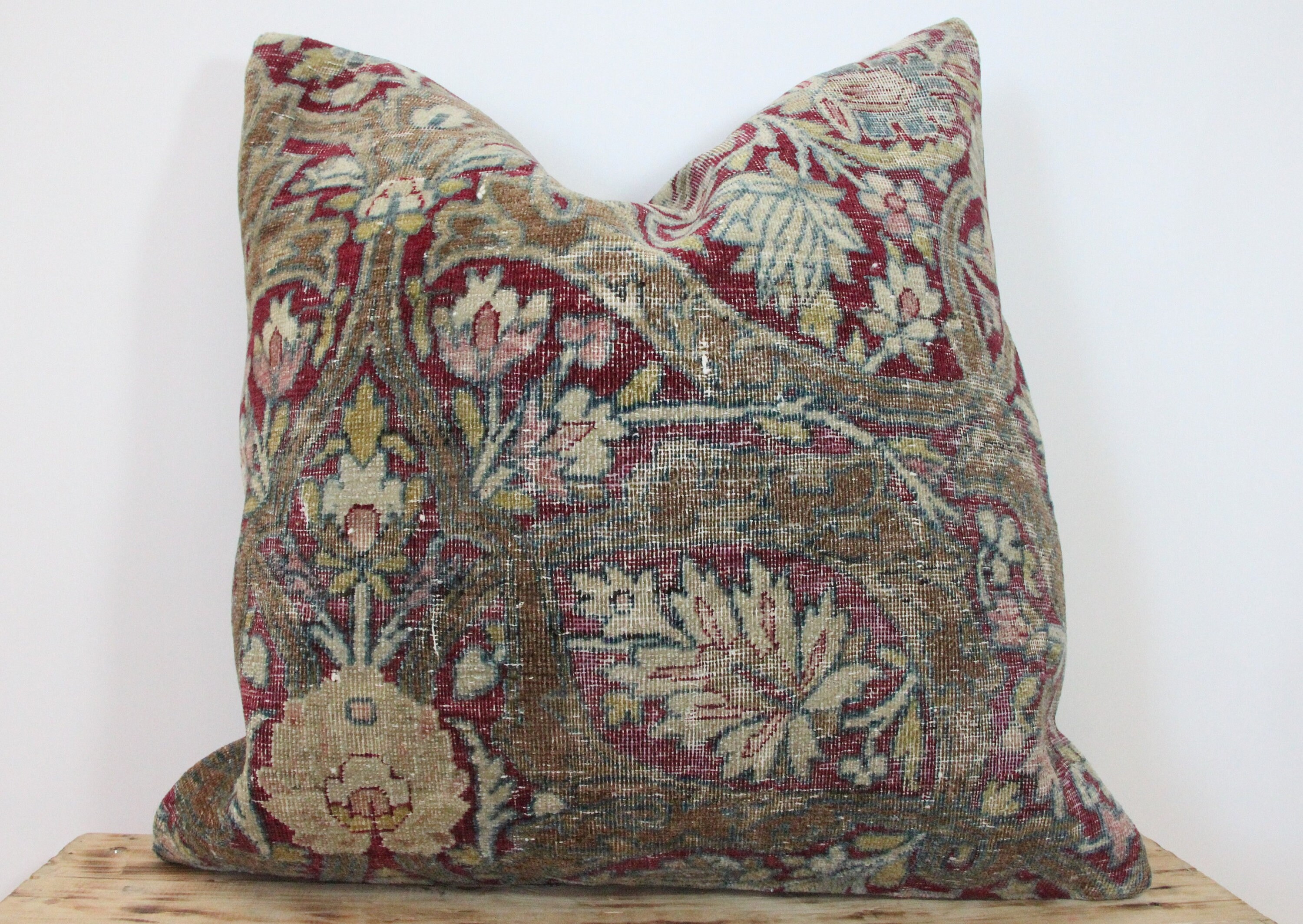 Persian Pillow Cover 20 X 20 Decorative Pillow Handmade Etsy
