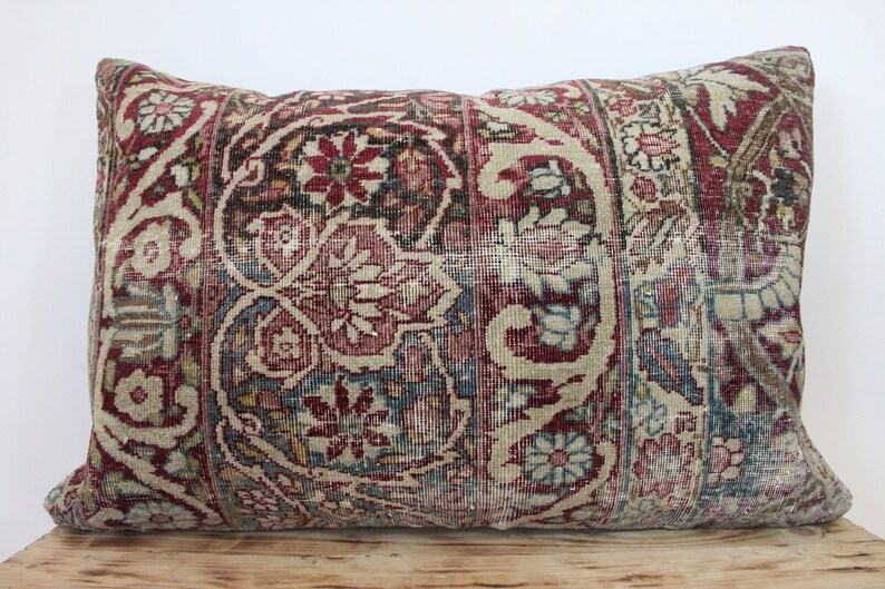 Persian Pillow Cover 16 X 24 Decorative Pillow Handmade Etsy