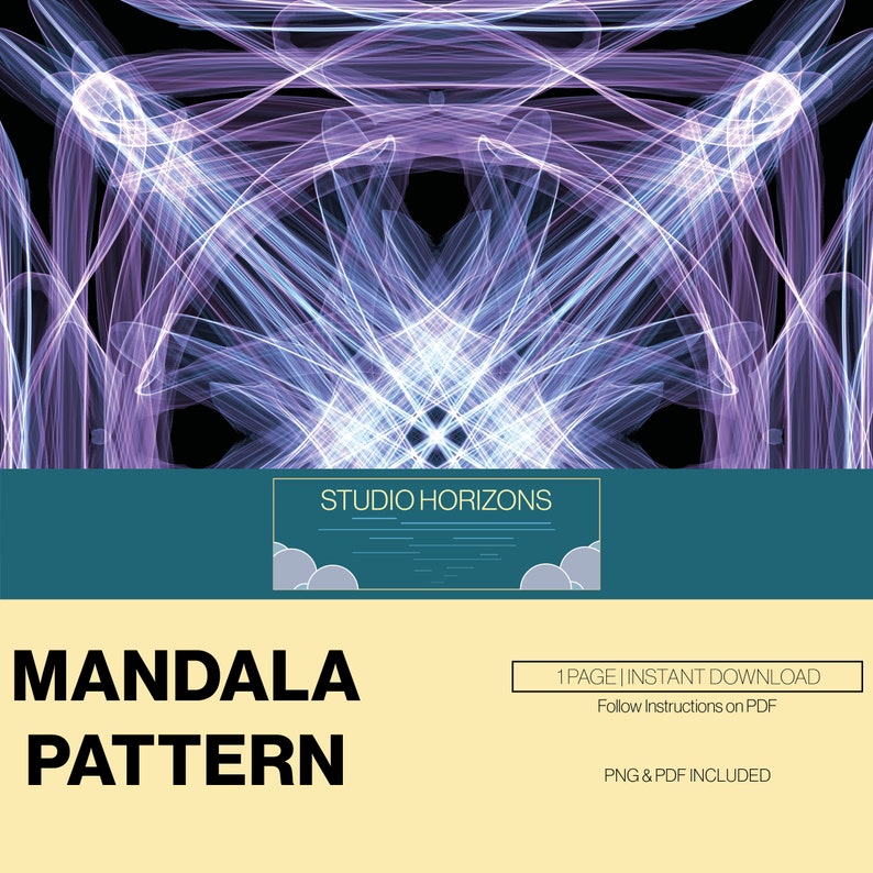 Download Geometric Mandala Multi-Coloured Pattern, 4776 px x 3366 px, 300 dpi, PNG, PDF image 3