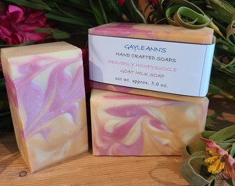 Heavenly Honeysuckle Goat Milk Soap