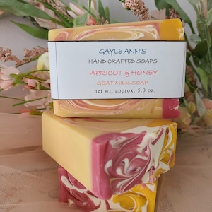 Apricot & Honey Goat Milk Soap