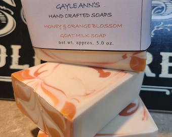 Honey & Orange Blossom Goat Milk Soap