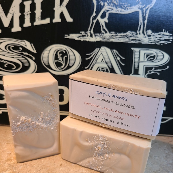 Oatmeal, Milk and Honey Goat Milk Soap