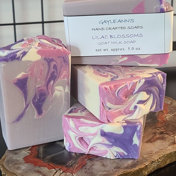 Lilac Blossoms Goat Milk Soap
