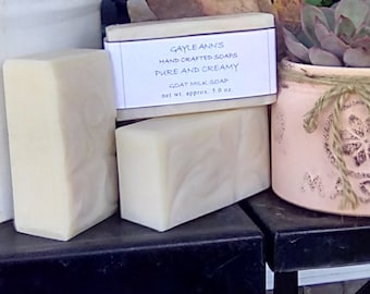 Pure and Creamy Goat Milk Soap