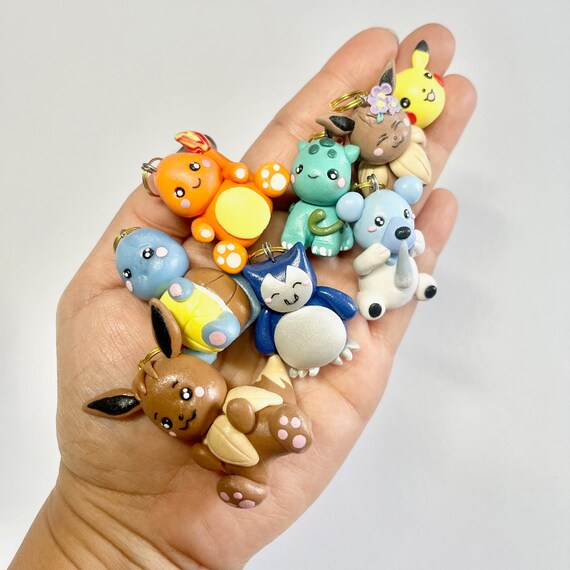 Minime Pokes Polymer Clay Pokemon Friend Gift Handmade Etsy Ireland Minime Pokes Polymer Clay Pokemon Friend Gift Handmade Etsy Ireland